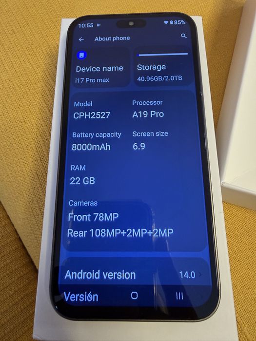 Android мобилен телефон