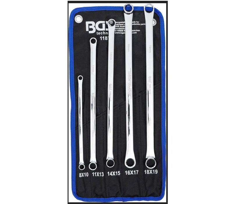 Ключове дълги звезди (XXL) комплект от 8-mm - 19 mm- 5 части -1187