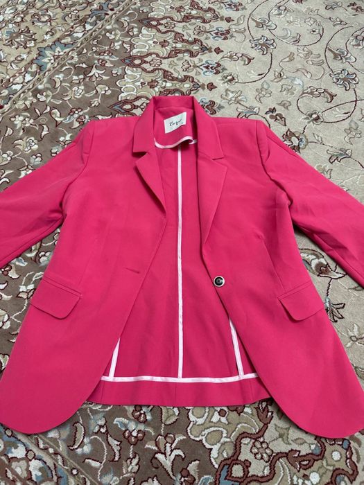 Костюм с брюкой (розовый)