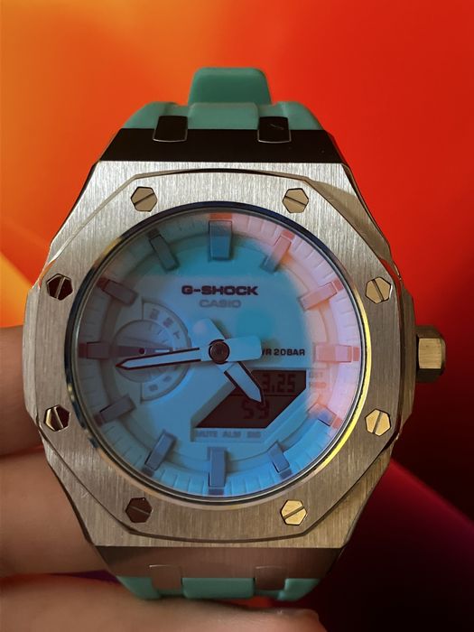 Casio Tiffany Blue G-Shock GA 2100 Mod Ap style