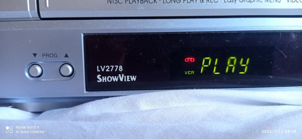 LG video recorder vhs