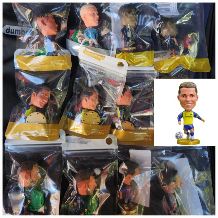 Фигурки на футболисти: Ронадло, Мбапе, неймар, Меси, Холанд гр ...
