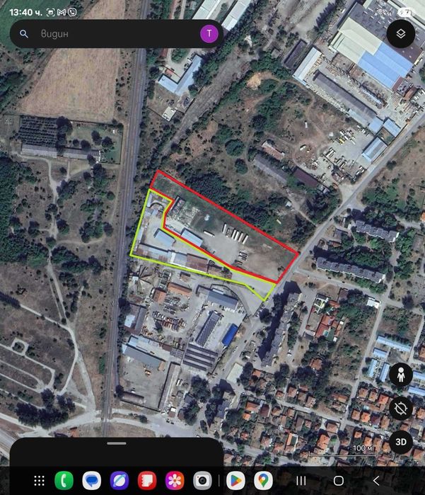 Продава се Парцел в Видин, Промишлена зона - Запад - 10000 кв.м за 99 €/кв.м - Снимка #1