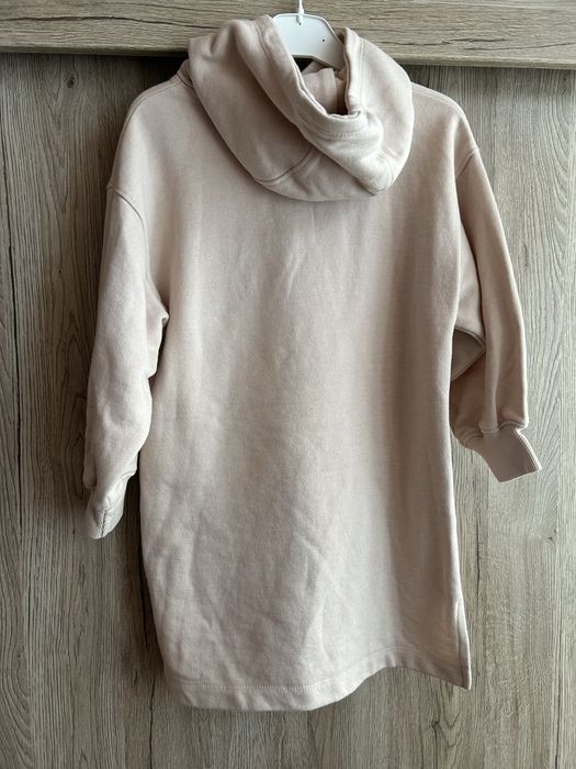 ZARA плътна рокличка с качулка размер 122