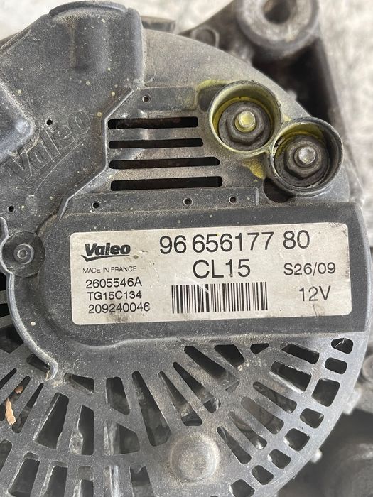 Alternator Peugeot 308 Sw 4E_, 4H_ 2007 - > 1.6Hdi E4 9665617780