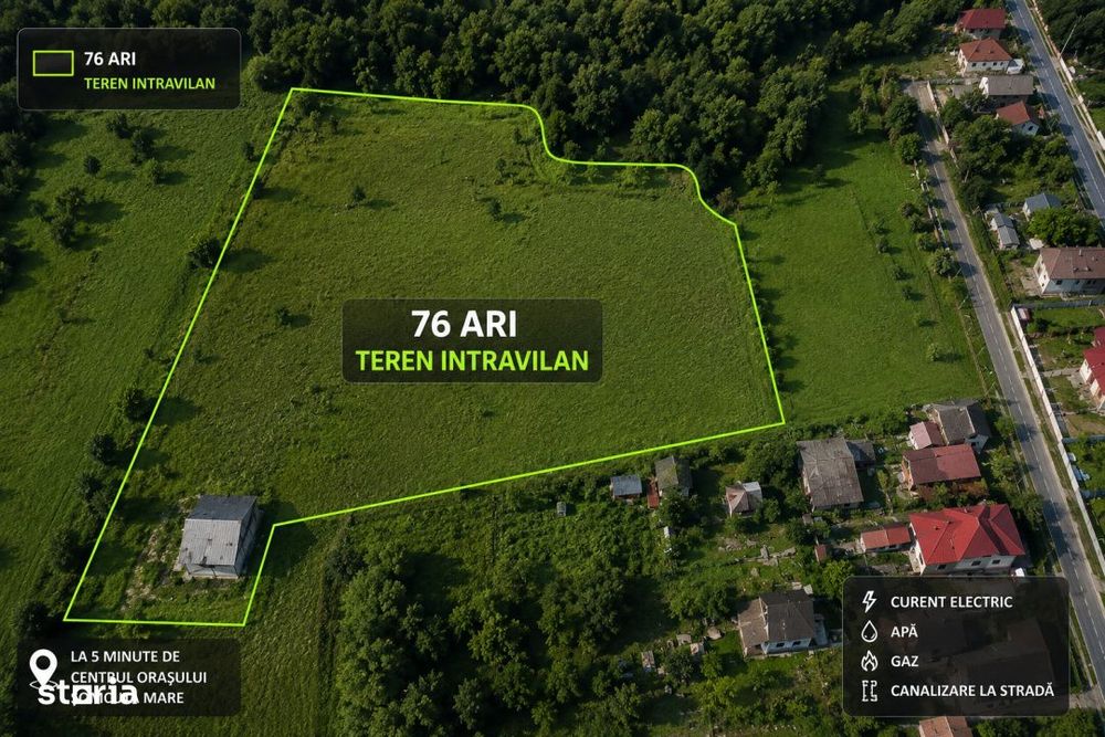 Casa D+P+E in constructie, 200 mp, 76 ari teren – zona Șomcuta Mare