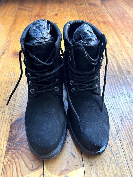 Дамски черни боти от набук Timberland Hannover Hill 38 номер