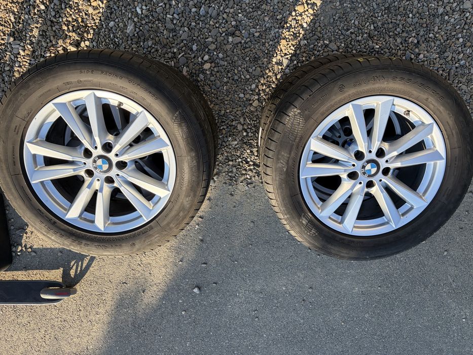 Roti complete / Jante BMW X5/X6 F15/F16 255/55/18 RunFlat cu steluta, anvelope DOT 21