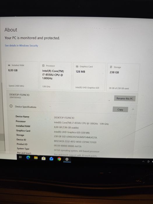 Laptop Lenovo ThinkPad L380