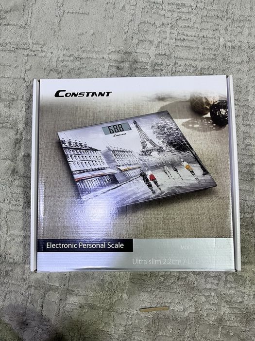 Constant электронные напольные весы, с LED-дисплеем, до 150 кг