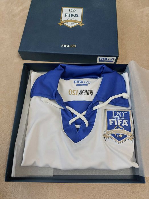 Поло тениска FIFA 120 – юбилейно издание – нова, с кутия – размер L