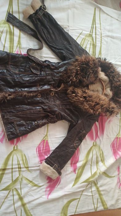 короткий дублёнка