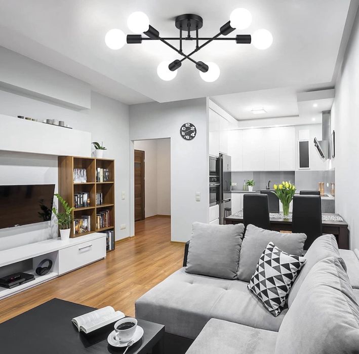 Plafoniera moderna 6 becuri