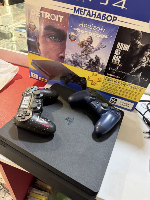Play Station 4slim 1 терабайт