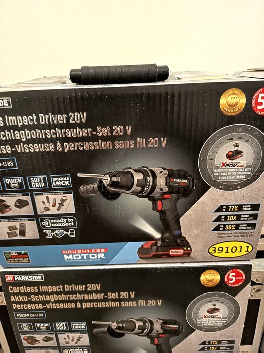 20 V - Ударен безчетков винтоверт Parkside/Парксайд PSBSAP 20 Li - B3