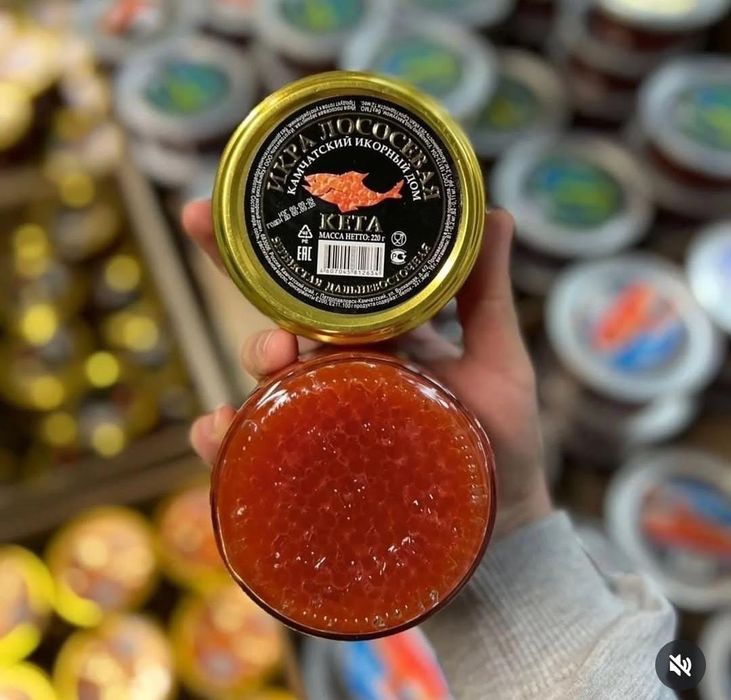 Икра кета палтус