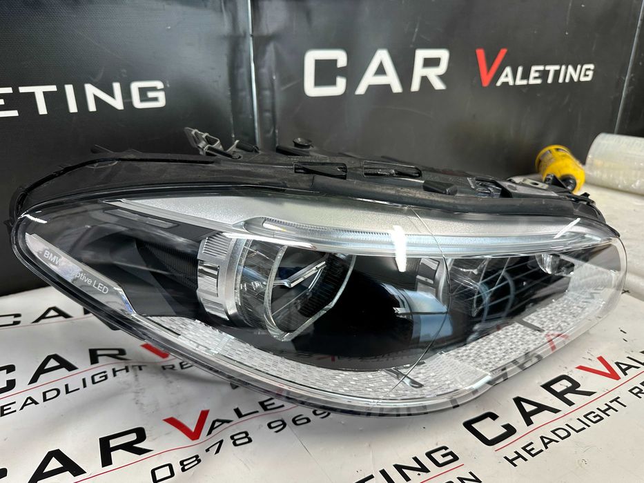 Фар фарове десен BMW 5 F10 F11 LCI Facelift far farove БМВ 5 Ф10 Ф11