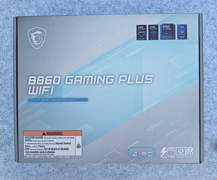 Материнская плата MSI B860 Gaming Plus WiFi DDR5 LGA1851 ATX