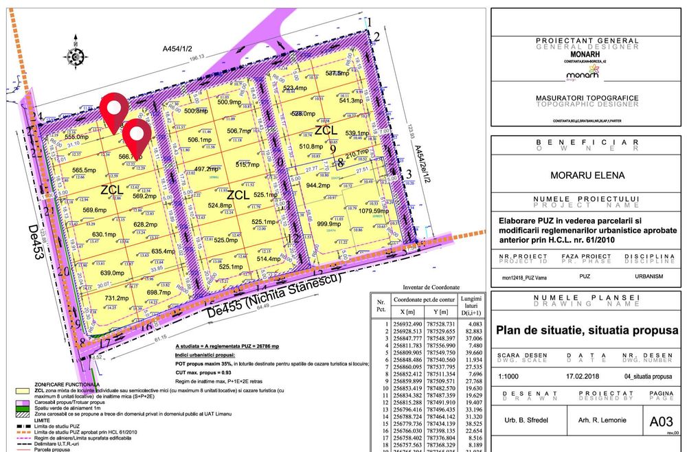 Vând terenuri intravilane în Vama Veche 250 m² - 1000 m²