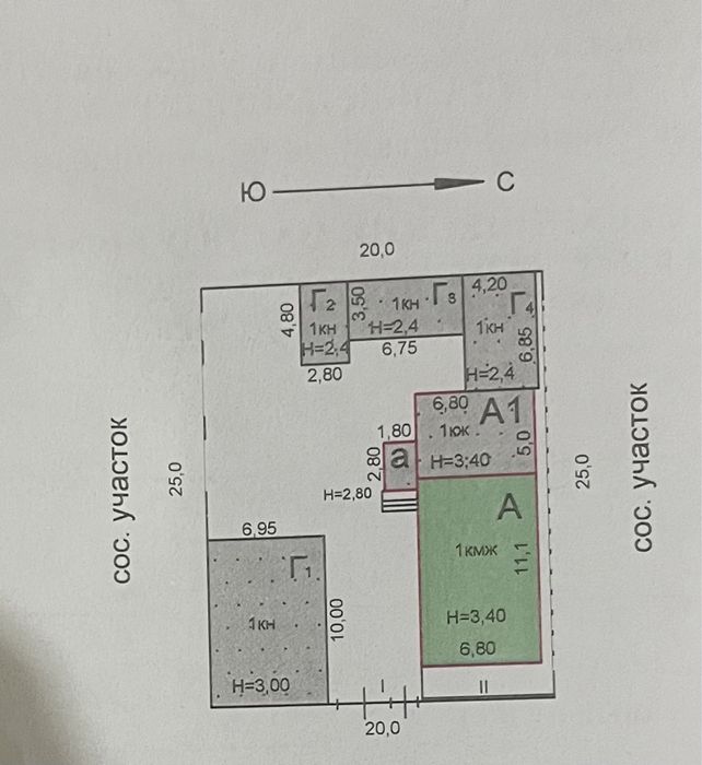Частный дом 4-комн.