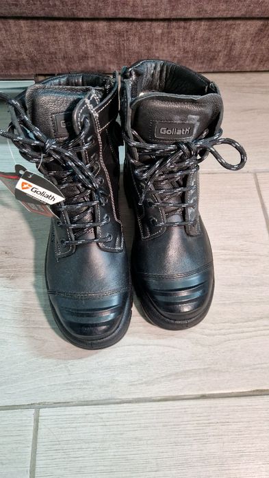 Bocanci de protecție Goliath Groundmaster – Noi – bombeu metalic