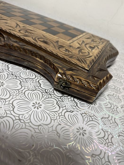 Нарды-шахматы ручной работы