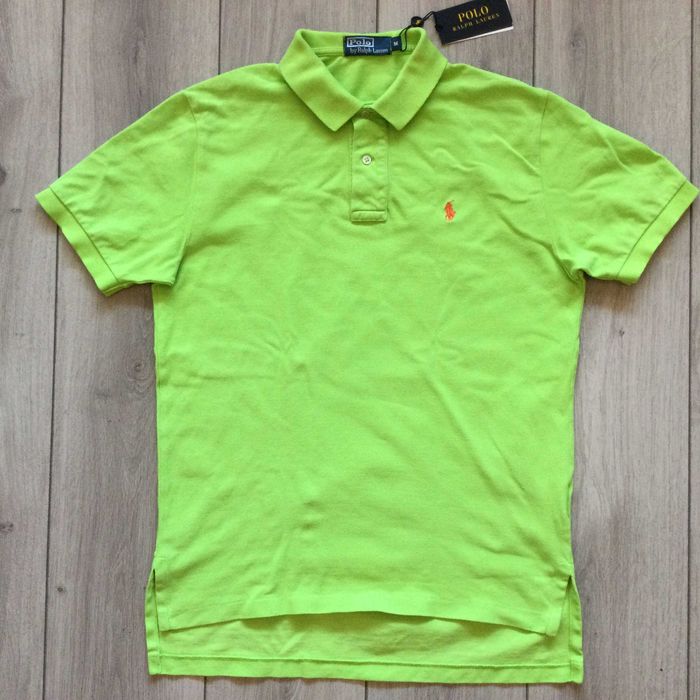НОВА оригинална зелена тениска с яка POLO RALPH LAUREN размер M от САЩ