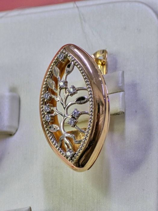 Золото 585  Серьги