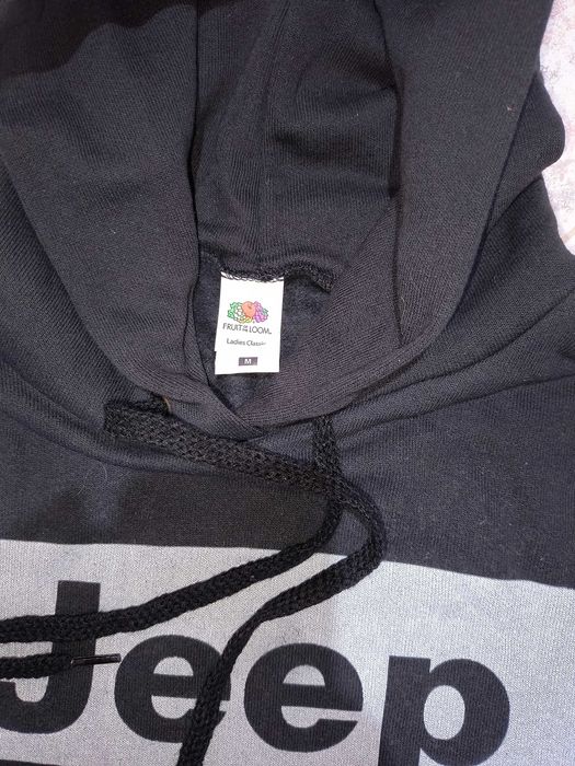 Черен суичър унисекс с надпис Jeep