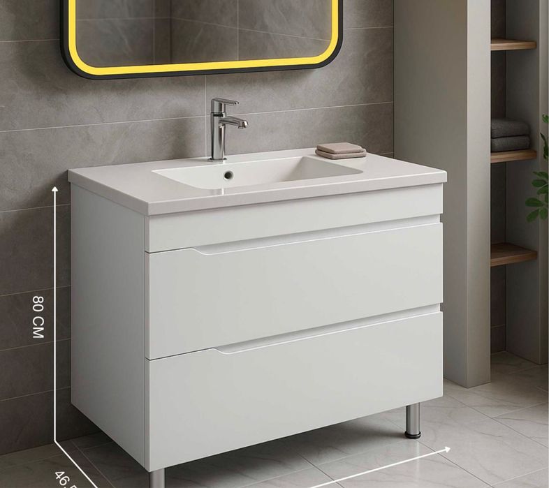 Тумба для ванной раковины с тумбой