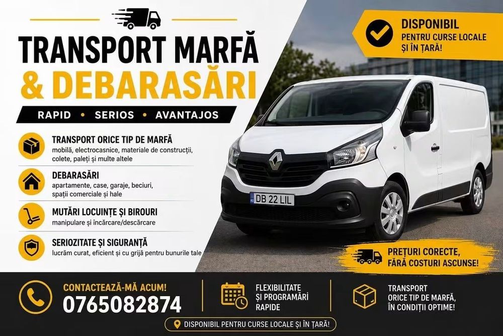 Transport marfa și moloz
