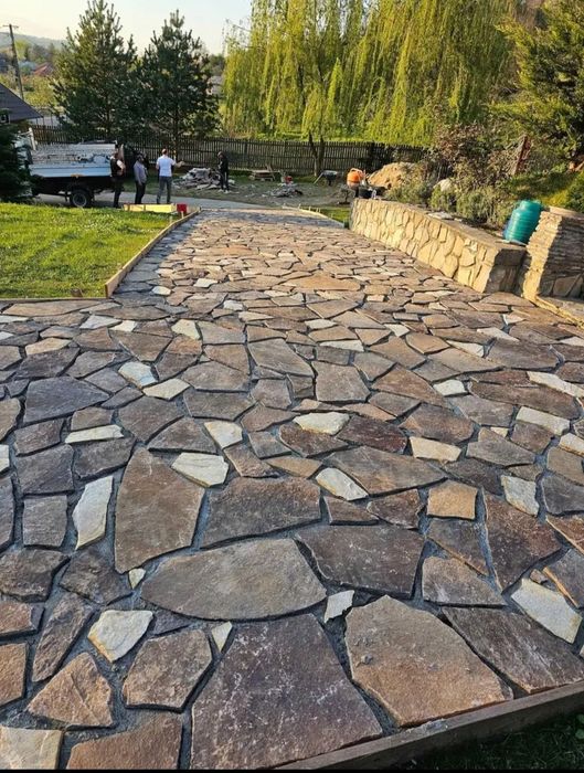 Piatra naturala de munte, montaj piatra, piatra decorativa