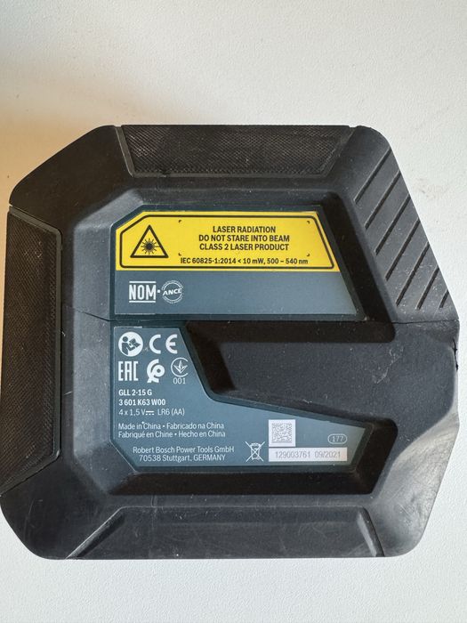 Лазерен нивелир Bosch GLL 2-15