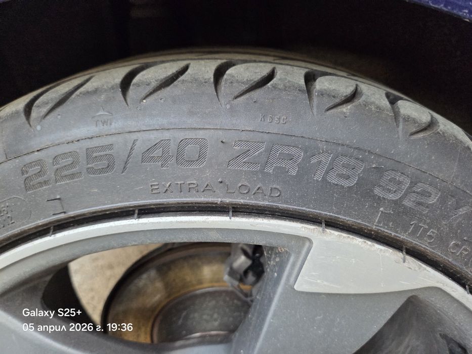 Джанти Ауди 5х112 РОТОР с летни  гуми 18"