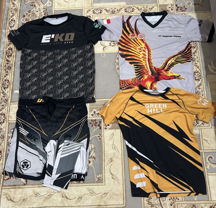 Продам рашгарды, шорты для мма