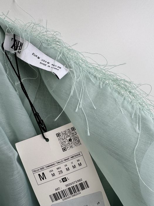 Zara нова пола с ресни