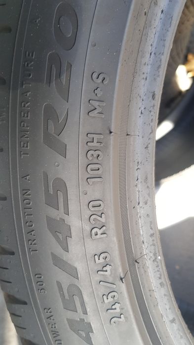 Anvelope 2x245 45 20 pirelli allsesion dot 22 mm 5.3