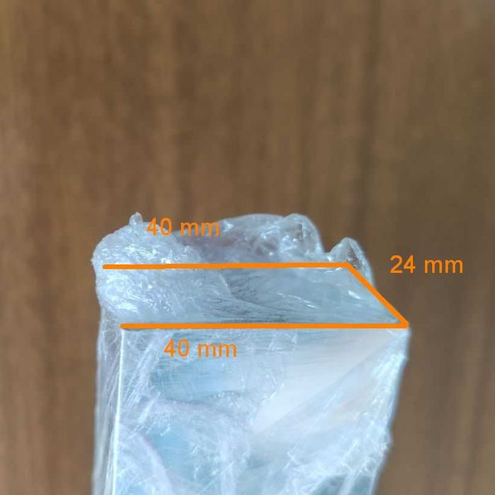 Алуминиев профил за душ паравани Inter Ceramic (ICS 113-2) 200х4х2.4см