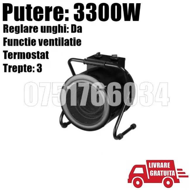 Aeroterma Suflanta Caldura Incalzire 3.3 kw Ventilator Livrare GRATUIT