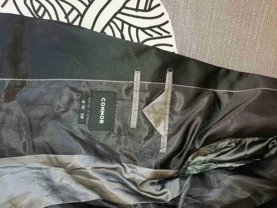 Ново мъжко сако Connor, размер M/L Slim, черно