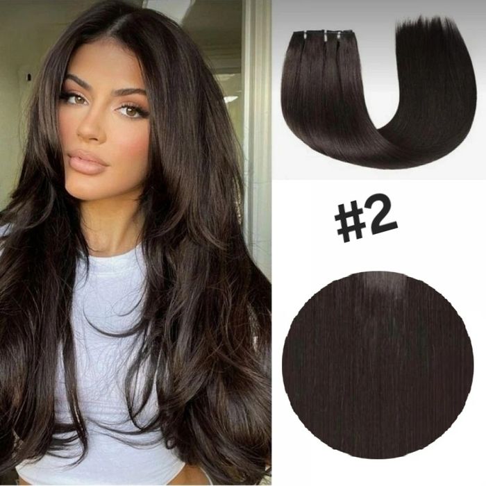 Висококачествена естествена коса 100 гр