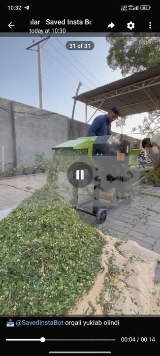 Drabilka  ot xashak maydalash uchun hol va quruq aralash