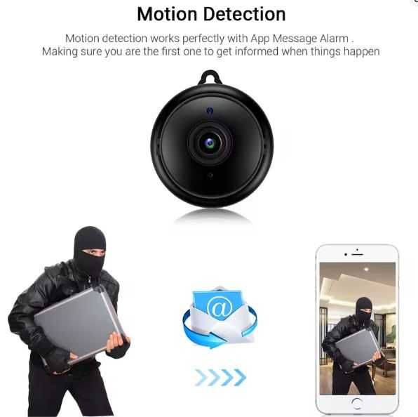 Mini Camera de supraveghere, Wireless, Night Vision, Motion Detection