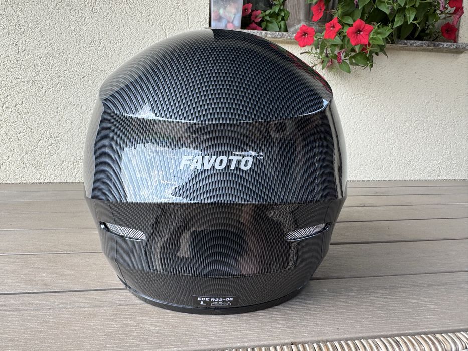 Casca moto full face Favoto , marimea M sau L , NOU