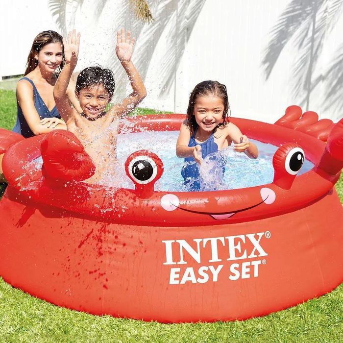 INTEX детский надувной бассейн 183×51 Easy set basseyn bolalar baseyni