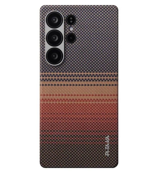 Magsafe Калъф за SAMSUNG S25 Ultra, PITAKA Tactile Woven Case Sunset