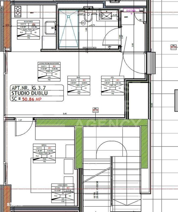 Chirie, studio dublu, Fabrica de Glucoză, București