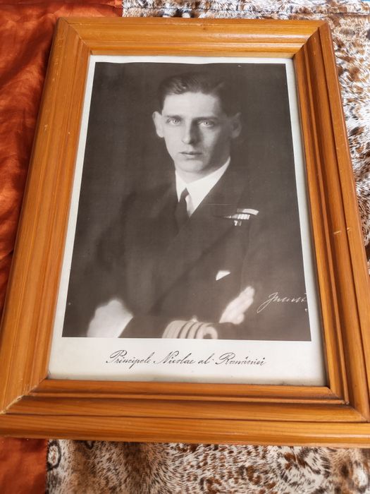 Lot  fotografii  familia regală înrămate