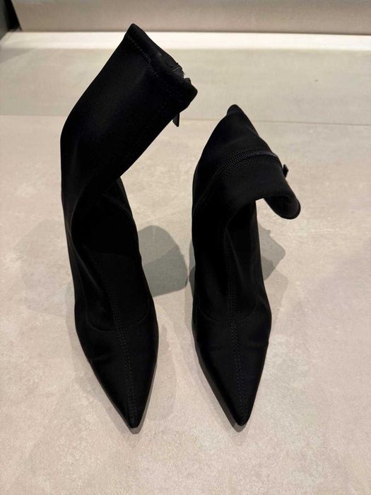 дамски боти, ботуши на ток ZARA