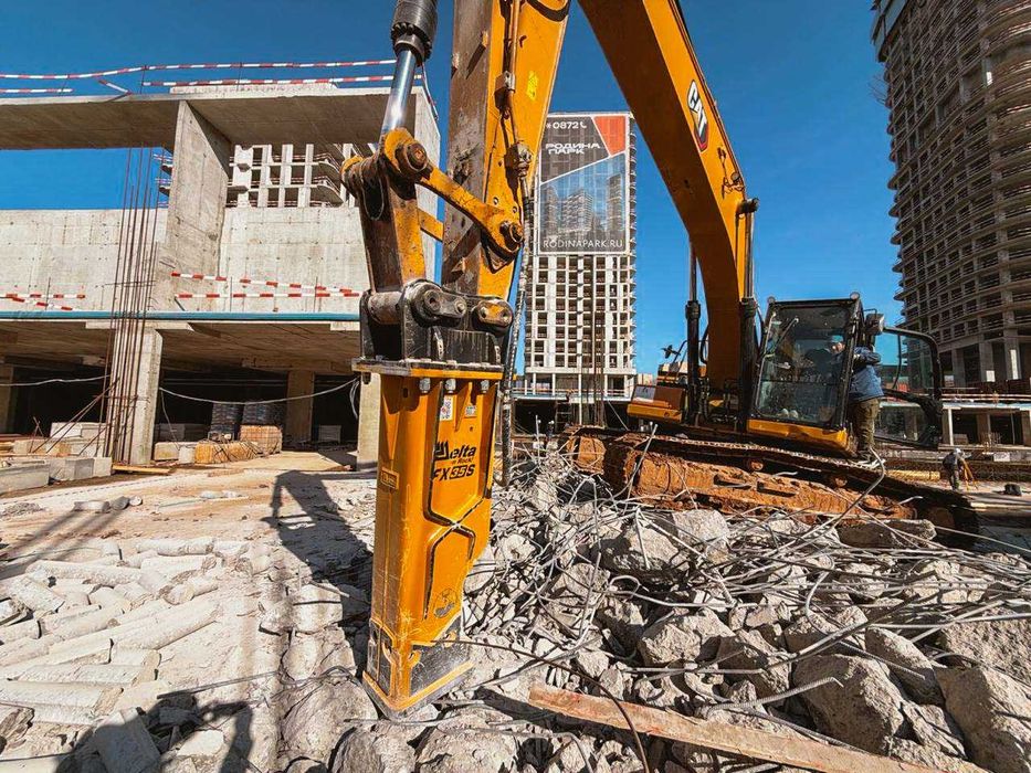 Гидромолот Delta FX-35S для экскаваторов 25–35 т